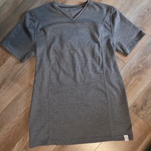 Lalabu Dad Shirt M Gray V-Neck